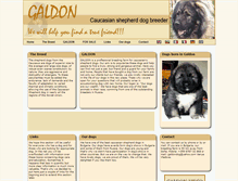 Tablet Screenshot of galdondog.com